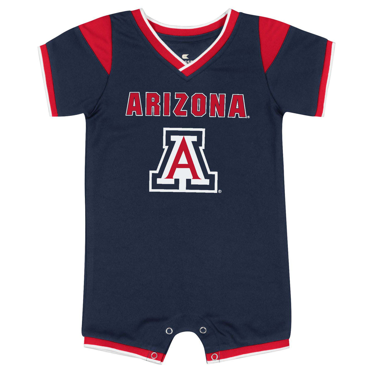 NCAA Arizona Wildcats Infant Colosseum All day Romper- Navy