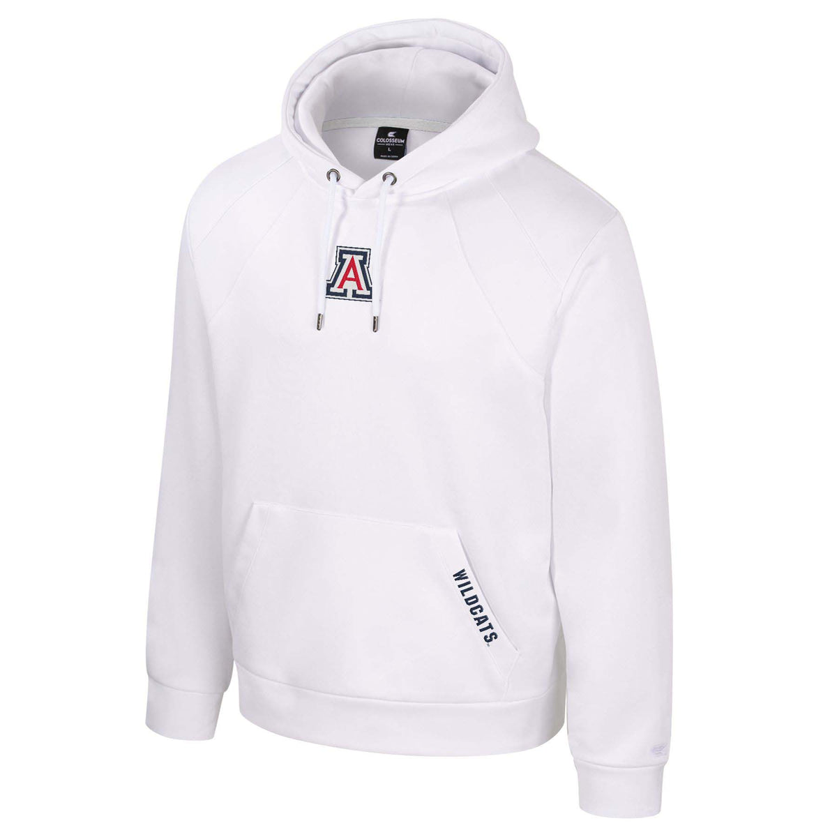NCAA Arizona Wildcats Colosseum Freezer Burn Hoodie- White