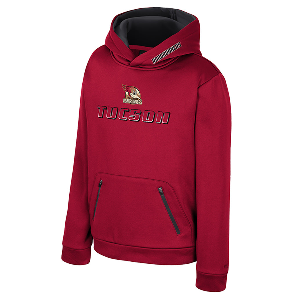 Tucson Roadrunners Youth Colosseum Fin Pullover Hoodie - Red