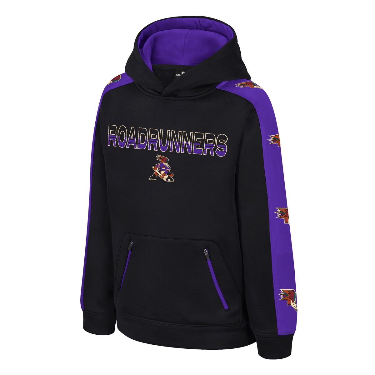 Tucson Roadrunners Youth Colosseum Bandit Poly Hoodie- Black