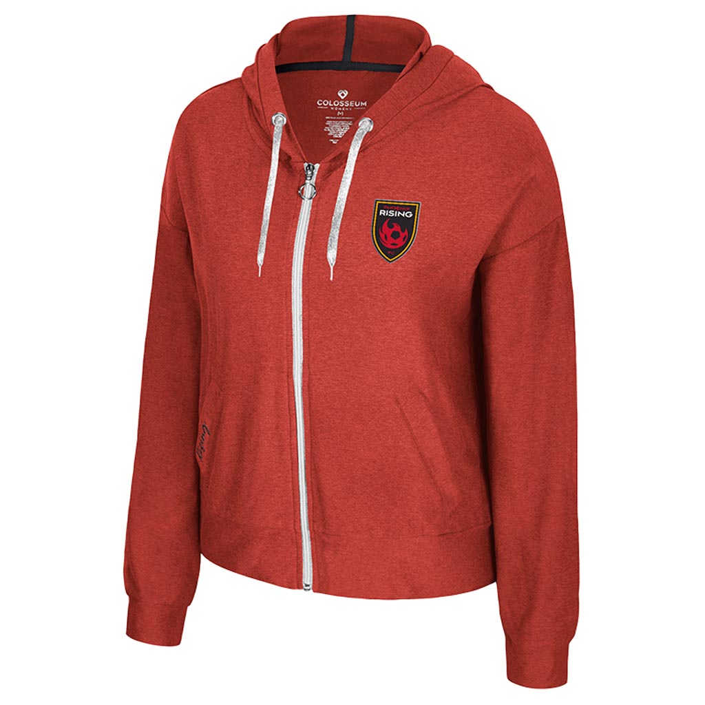 Phoenix Rising Women's Colosseum Julien Full Zip Hoodie - Red