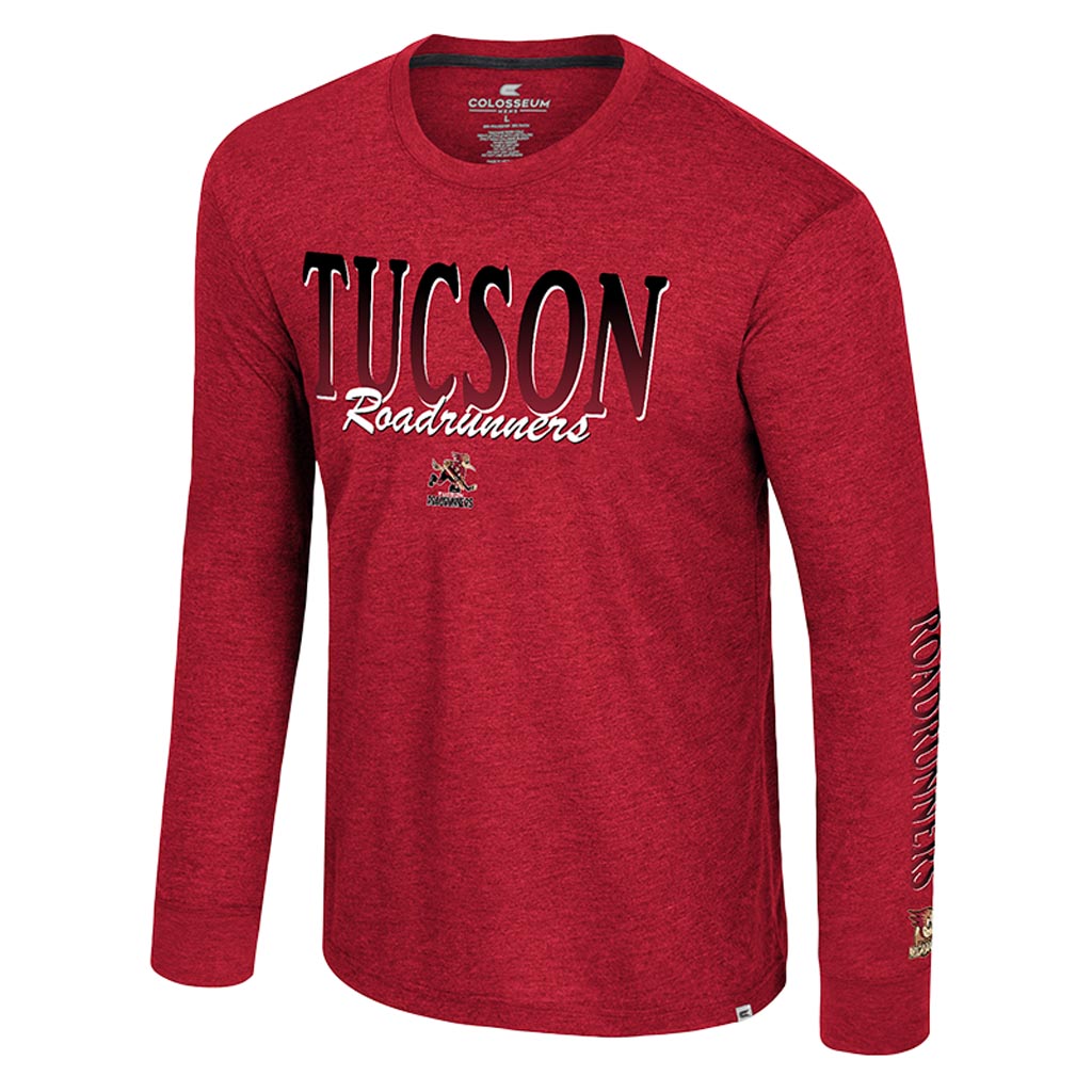 Tucson Roadrunners Colosseum Frank Long Sleeve T-Shirt - Red