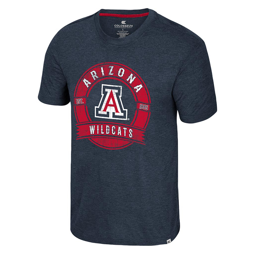 NCAA Arizona Wildcats Colosseum Frank T-Shirt - Navy