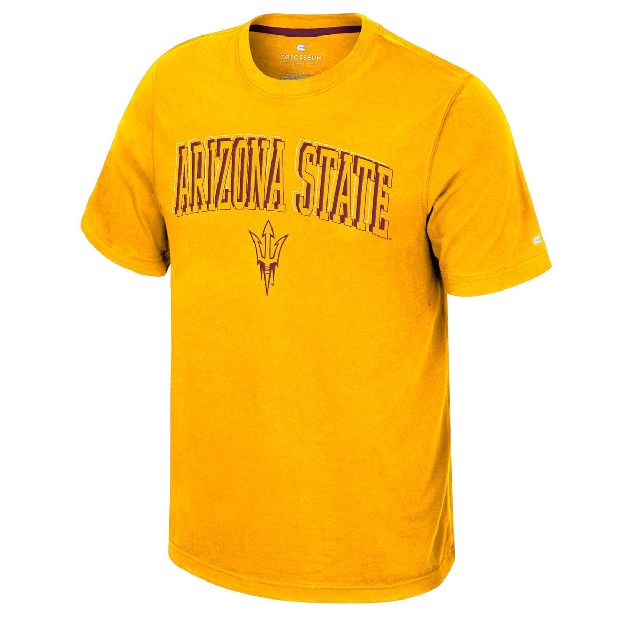 NCAA Arizona State Sun Devils Colosseum Richie T-Shirt- Gold
