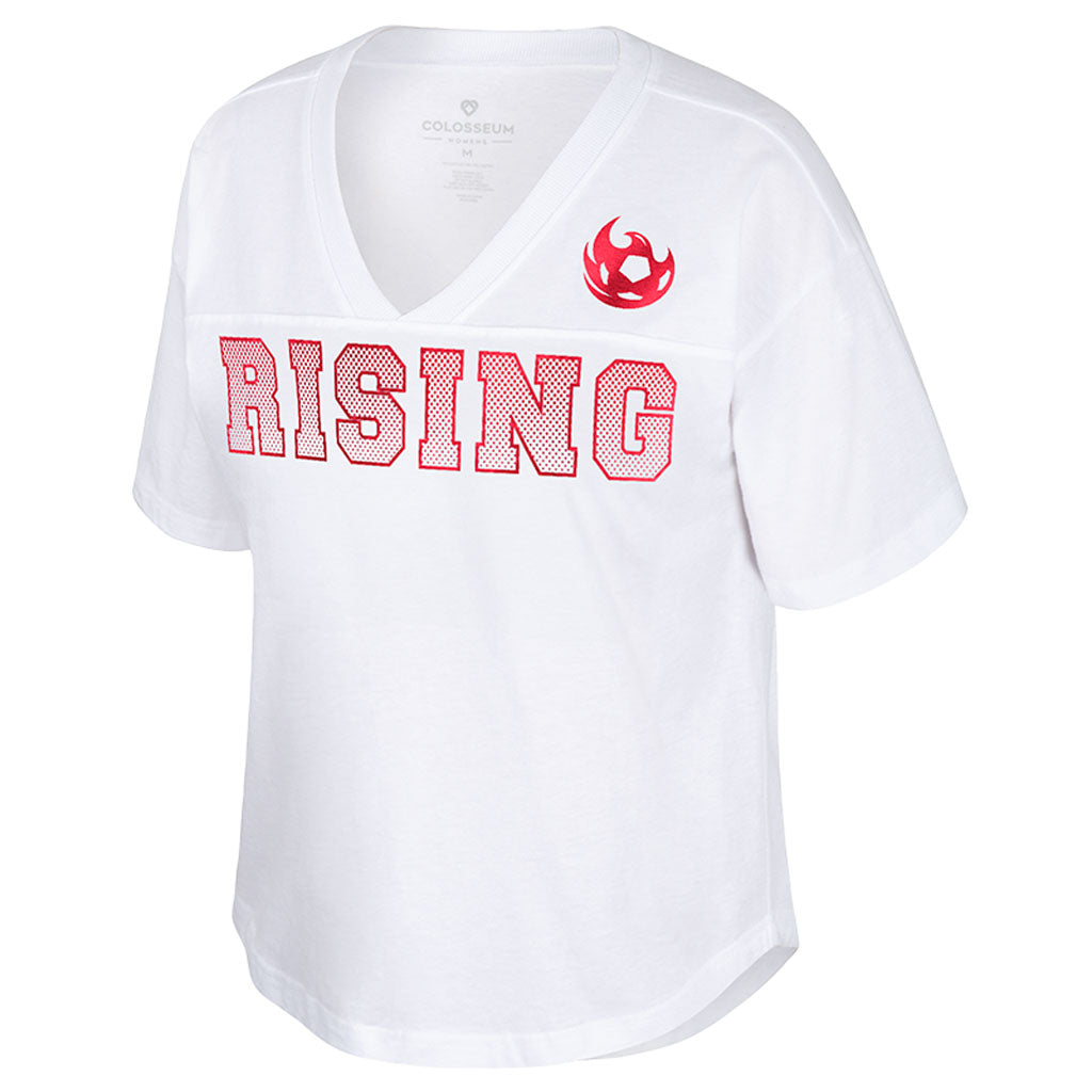 Phoenix Rising Women's Colosseum Shiz T-Shirt - White