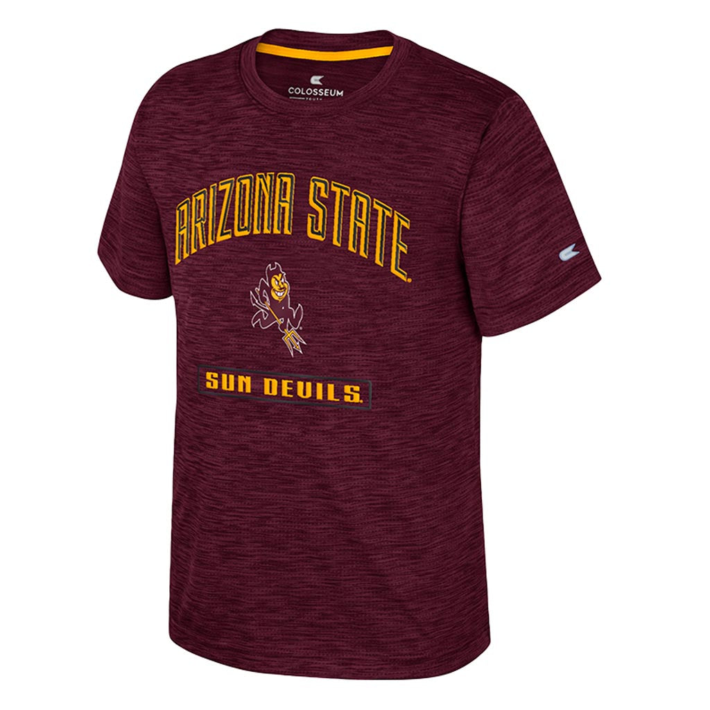 NCAA Arizona State Sun Devils Youth Colosseum Up-Ton T-Shirt - Maroon
