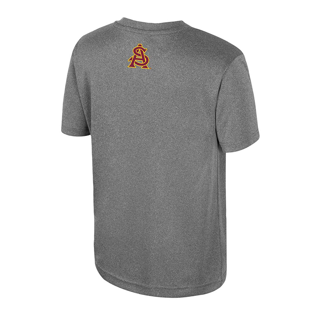 NCAA Arizona State Sun Devils Youth Colosseum Nightosphere T-Shirt - Charcoal