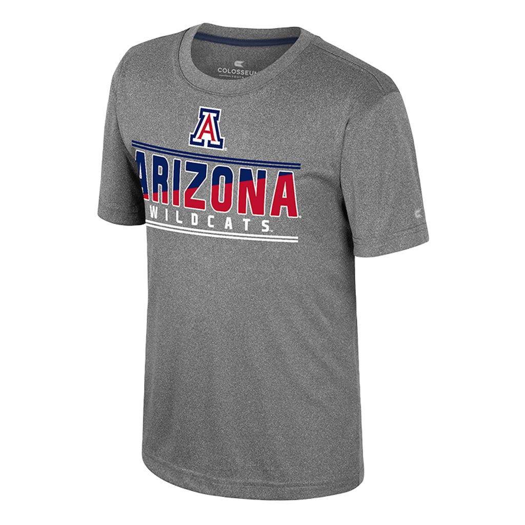 NCAA Arizona Wildcats Youth Colosseum Nightosphere T-Shirt - Charcoal