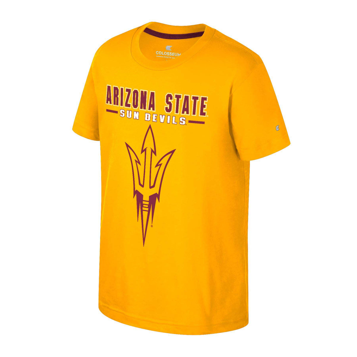 NCAA Arizona State Sun Devils Youth Colosseum Winton T-Shirt- Gold