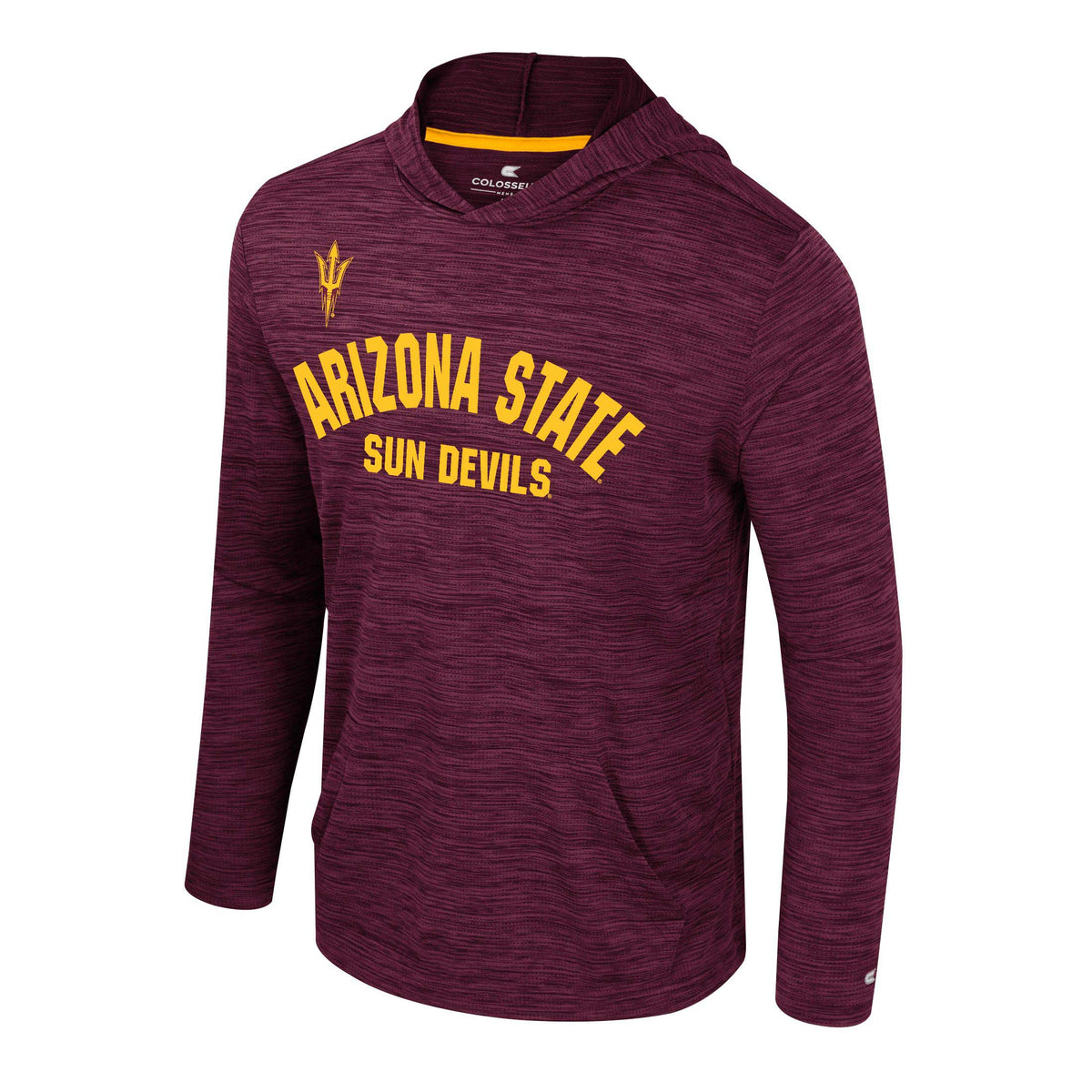 NCAA Arizona State Sun Devils Colosseum Consistency Hooded Windshirt- Maroon