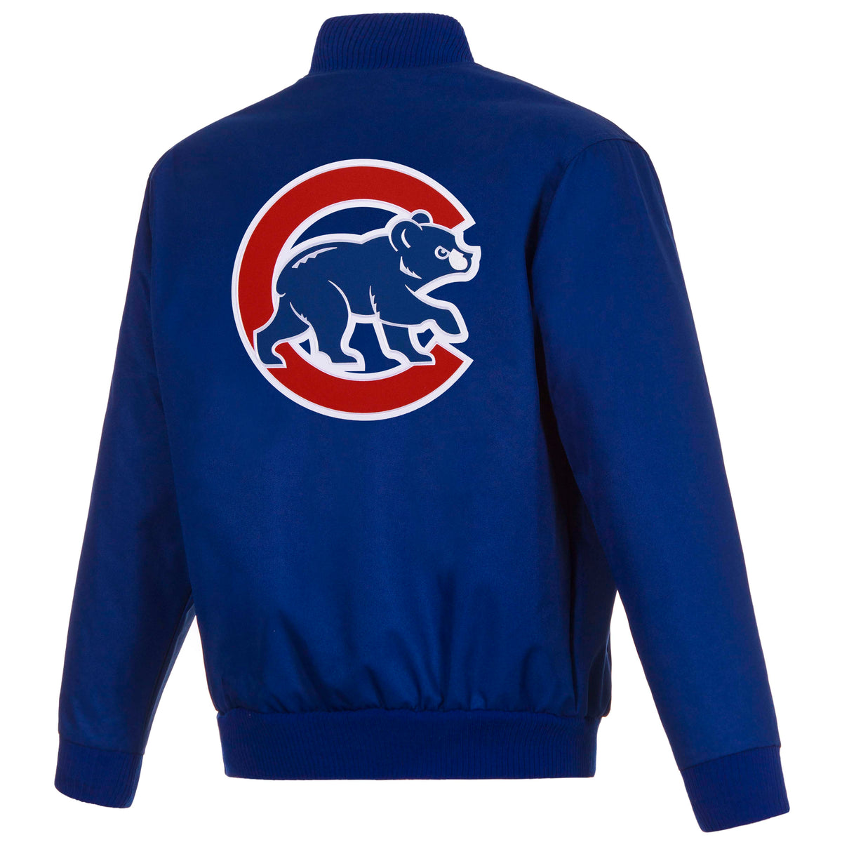 MLB Chicago Cubs JH Design Poly-Twill Jacket- Blue