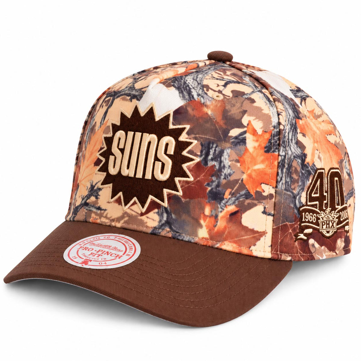 NBA Phoenix Suns Mitchell & Ness Pro Leaf Snapback Hat- Camo