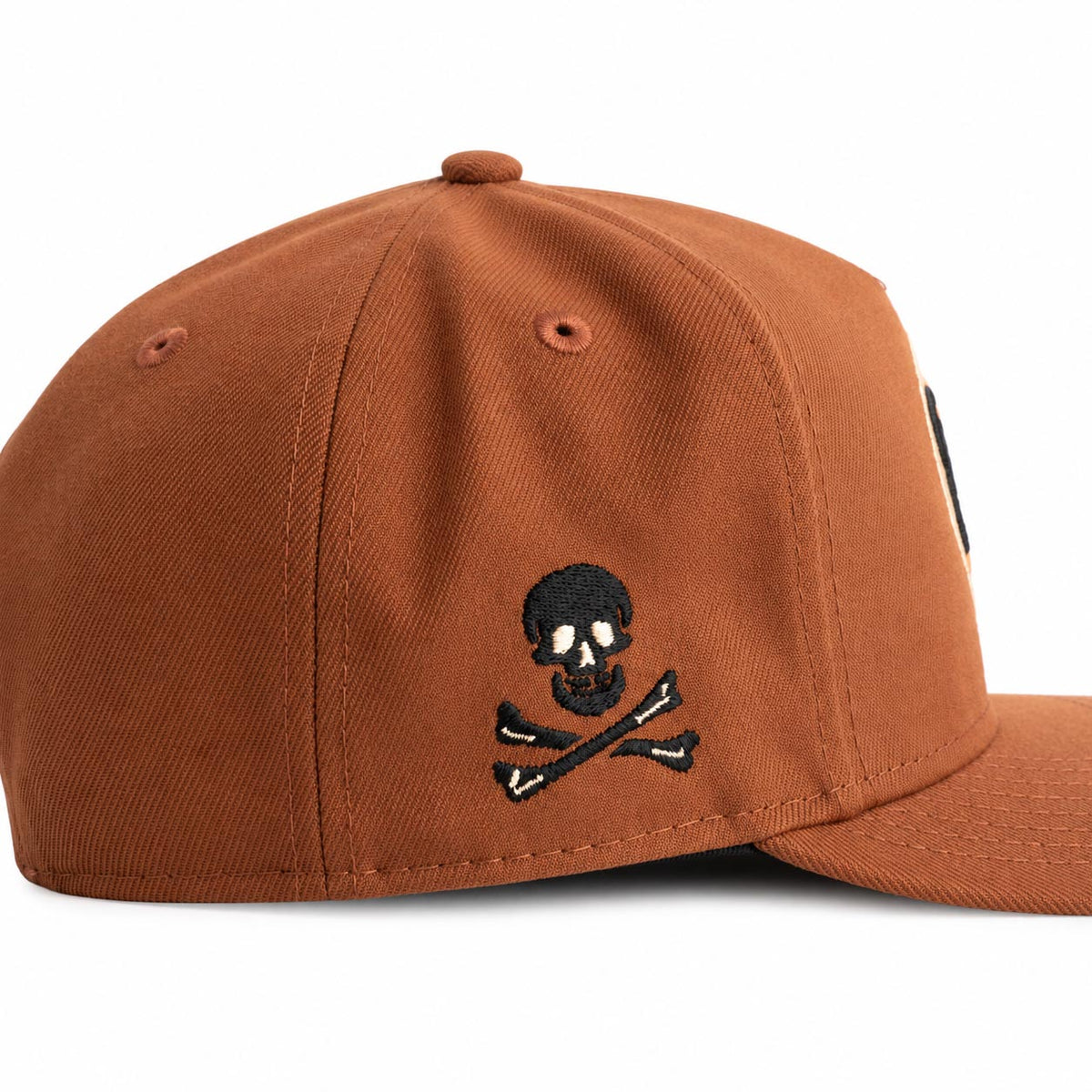 MLB Los Angeles Angels New Era Jolly Roger 9FIFTY A-Frame Snapback Hat- Brown