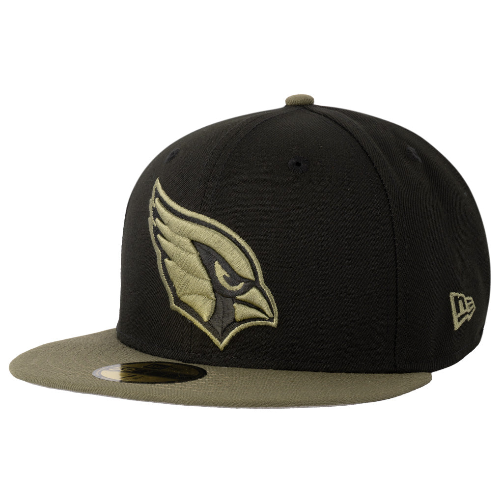 NFL Arizona Cardinals New Era Midnight Jungle 59FIFTY Fitted Hat - Black