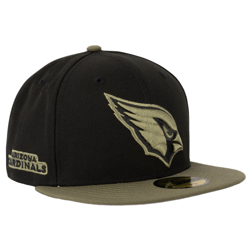 NFL Arizona Cardinals New Era Midnight Jungle 59FIFTY Fitted Hat - Black