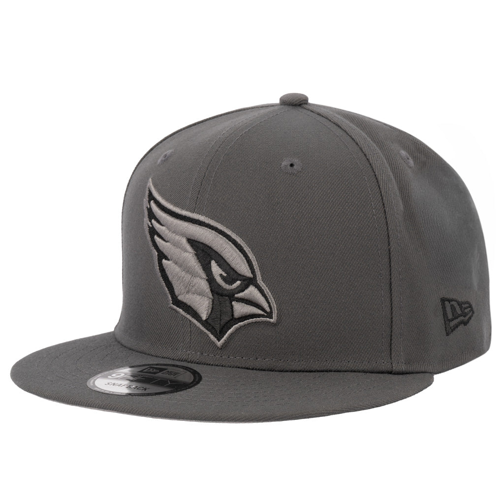 NFL Arizona Cardinals New Era Gray Prestige 9FIFTY Snapback Hat - Graphite