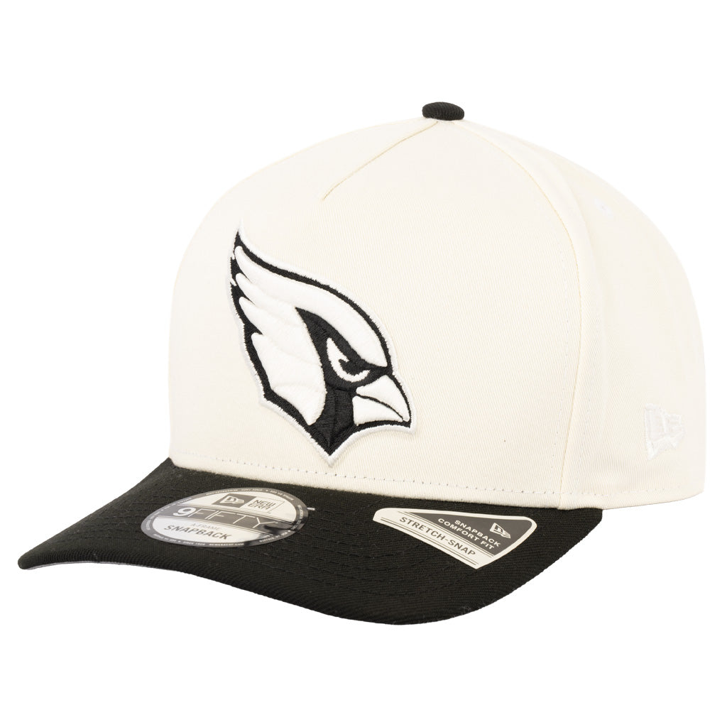 NFL Arizona Cardinals New Era Two-Tone Classified 9FIFTY A-Frame Snapback Hat - Cream