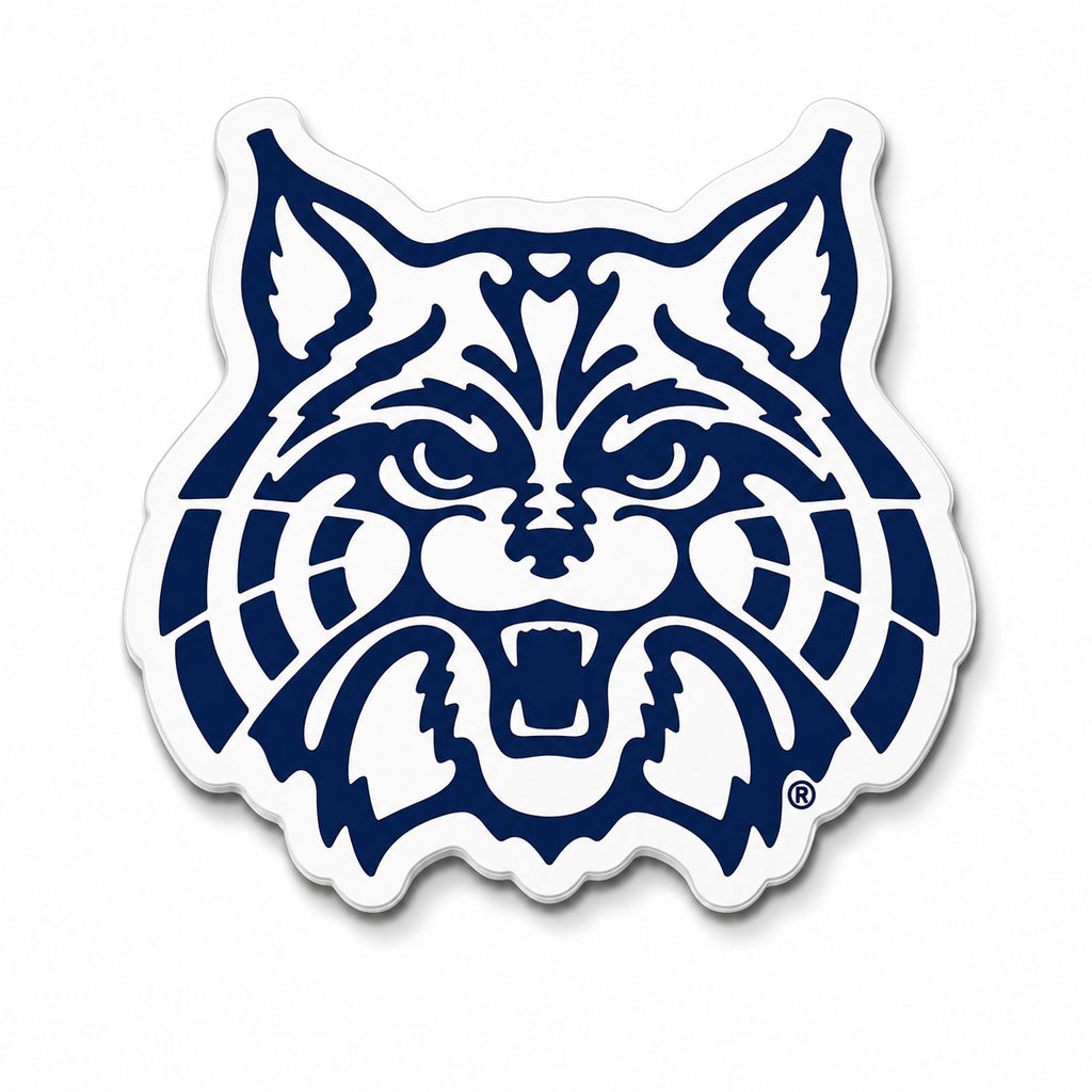 NCAA Arizona Wildcats Cat Head 3.5" Rugged Sticker