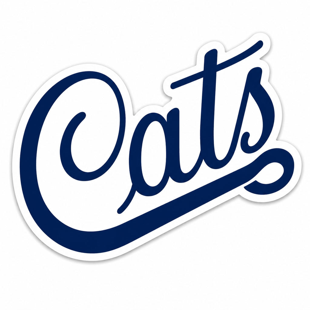 NCAA Arizona Wildcats Cats Script Rugged Sticker