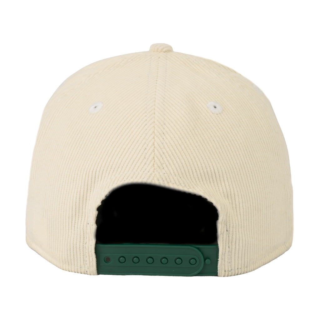 NBA Boston Celtics New Era All Corduroy 9FIFTY A-Frame Snapback Hat - Cream