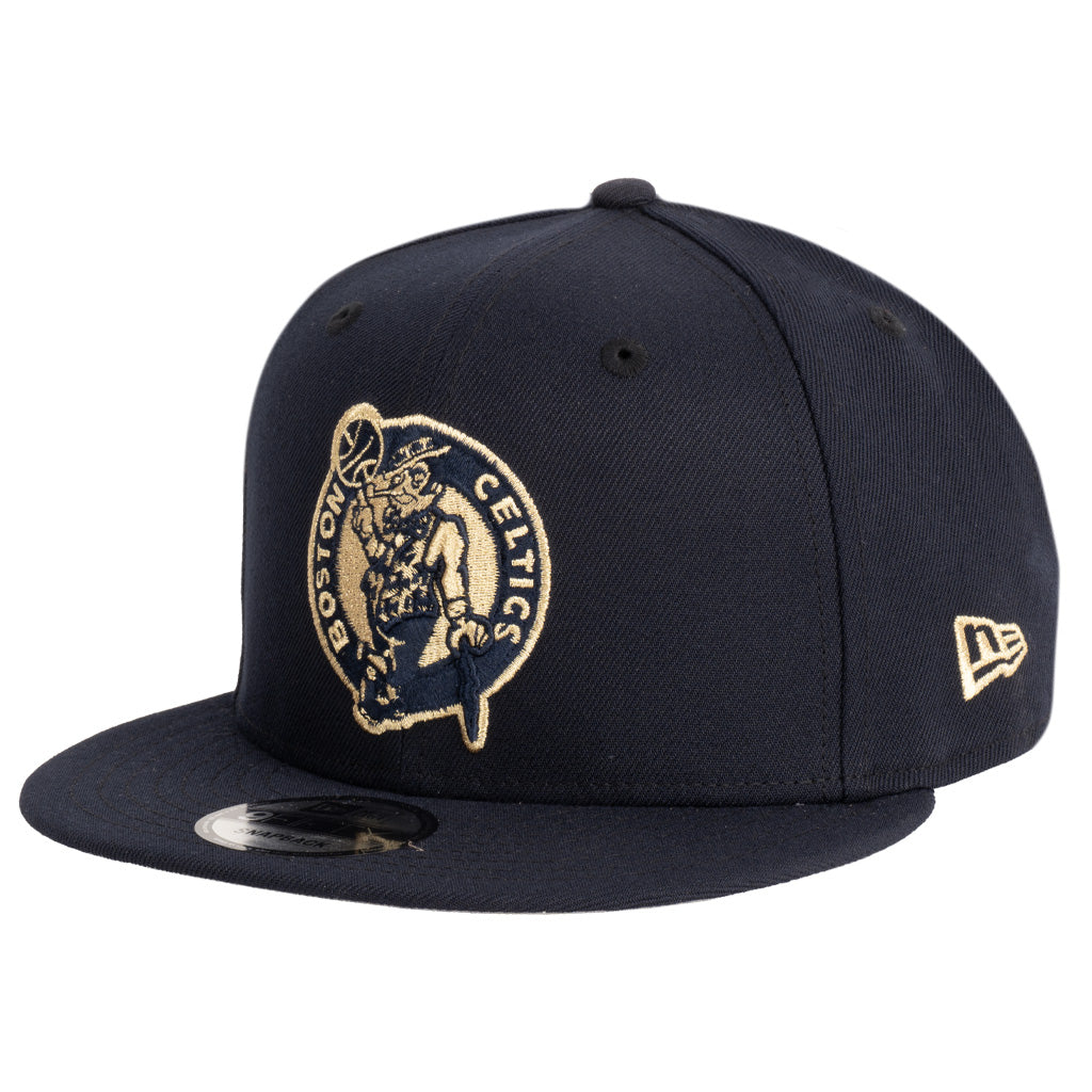 NBA Boston Celtics New Era Royal Merchant 9FIFTY Snapback Hat - Navy