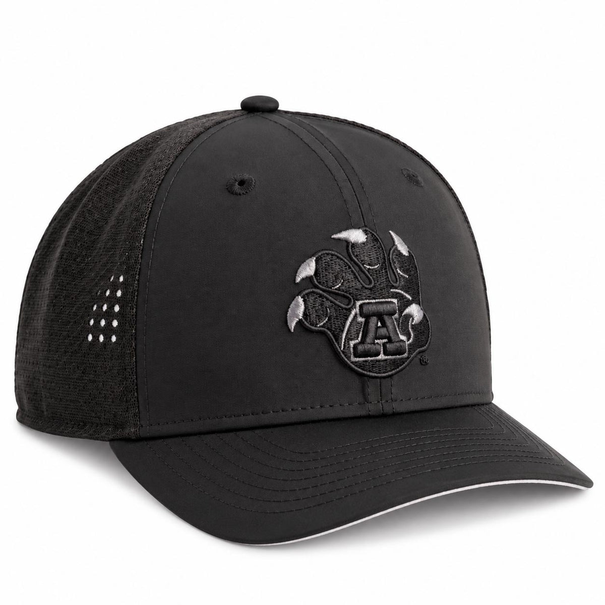 NCAA Arizona Wildcats New Era Black Pearl Trucker 9SEVENTY Stretch-Snap Hat- Black