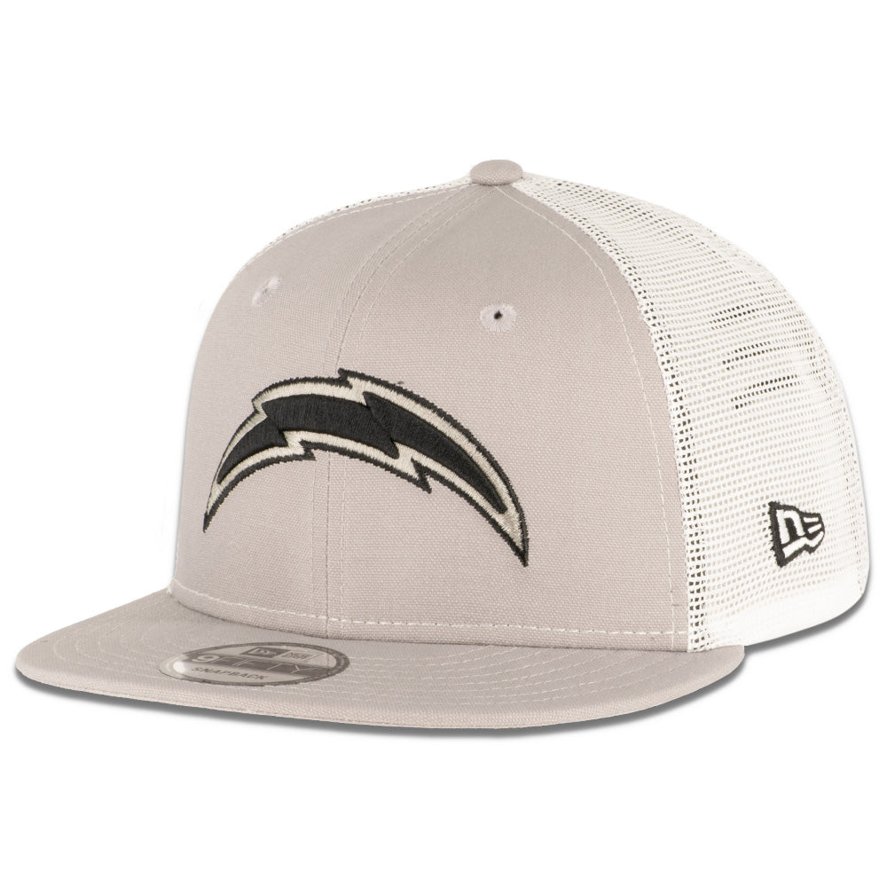 NFL Los Angeles Chargers New Era Gray Matter 9FIFTY Trucker Snapback