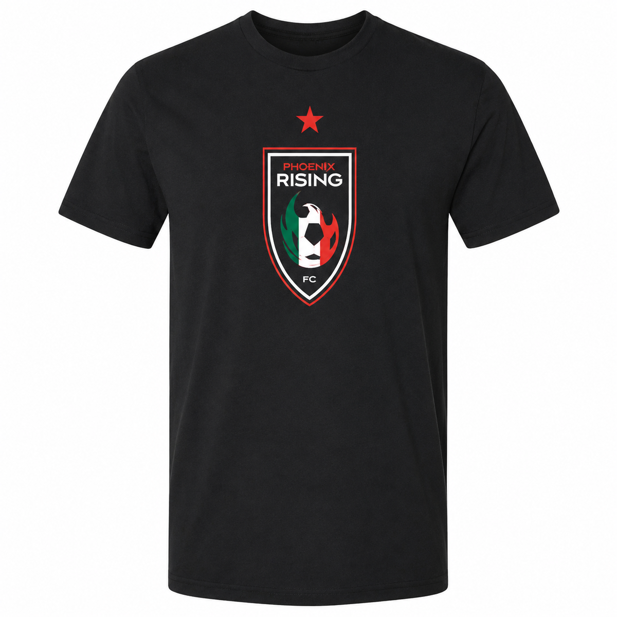 Phoenix Rising Mexico Flag T-Shirt - Black