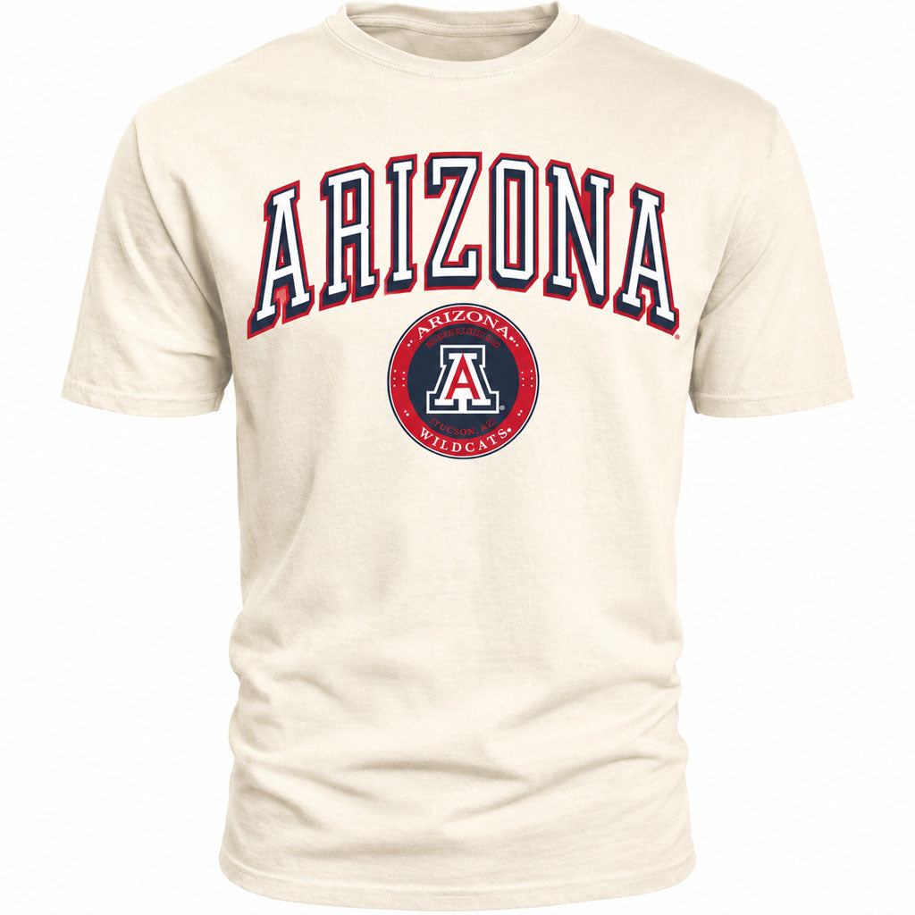 NCAA Arizona Wildcats Blue 84 Ecosystem T-Shirt - Ivory