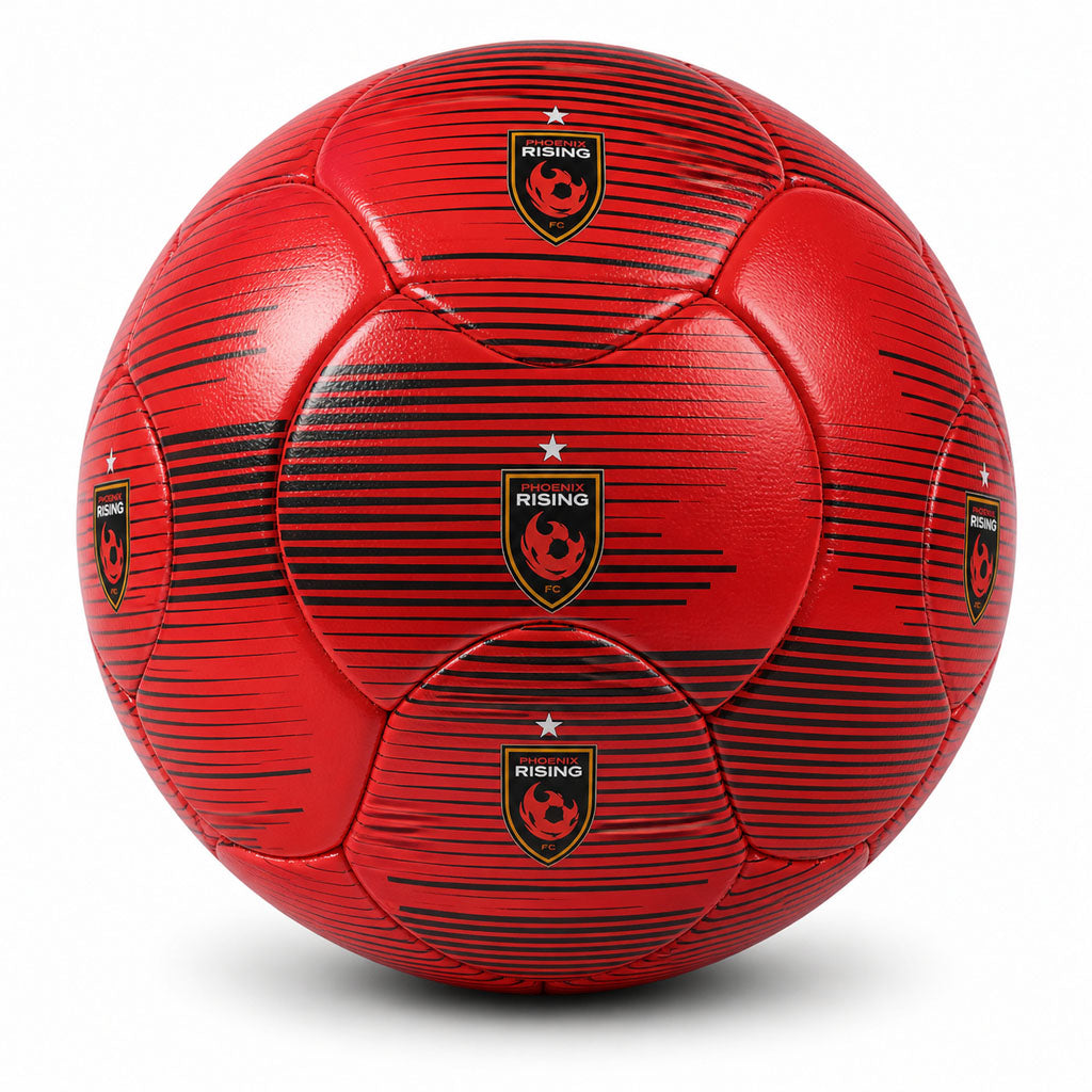 Phoenix Rising 2026 Streak Small Soccer Ball - Red