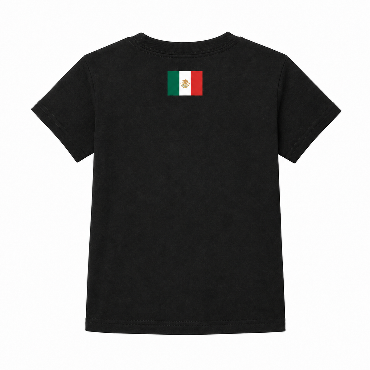 Phoenix Rising Youth Mexico Flag T-Shirt - Black