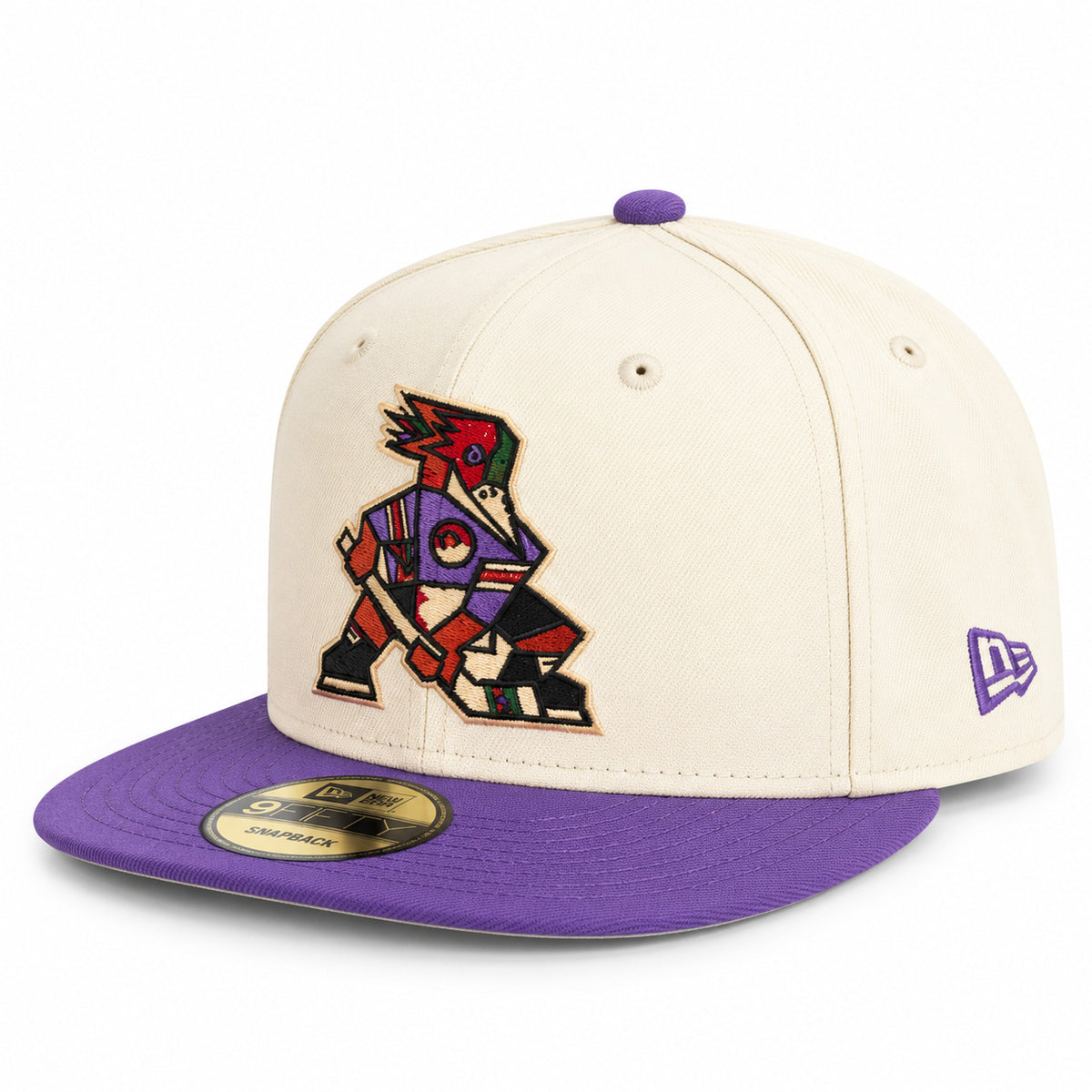 AHL Tucson Roadrunner New Era 2026 Two-Tone Kachina 59FIFTY Fitted Hat- Cream