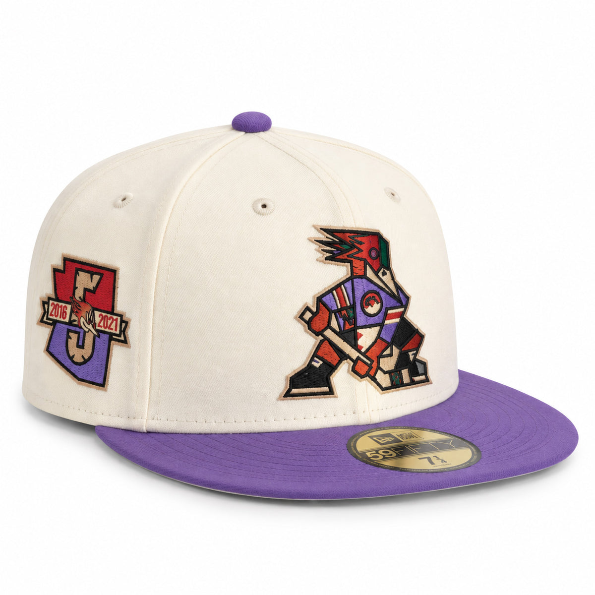 AHL Tucson Roadrunner New Era 2026 Two-Tone Kachina 59FIFTY Fitted Hat- Cream