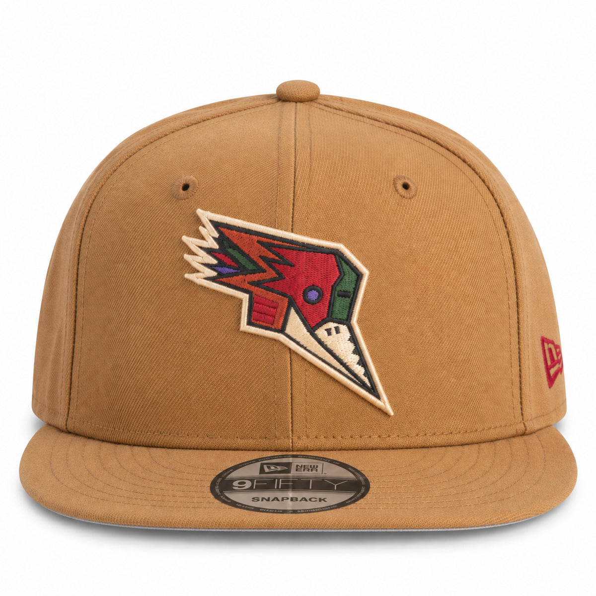 AHL Tucson Roadrunner New Era Kachina Head 9FIFTY Snapback Hat- Wheat