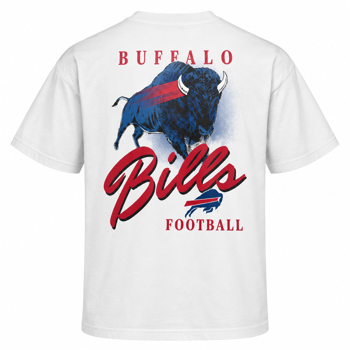 NFL Buffalo Bills '47 Kickoff Backer Script T-Shirt- White