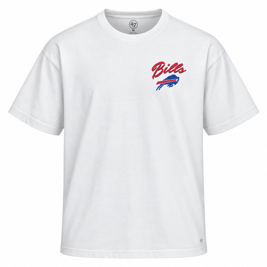 NFL Buffalo Bills '47 Kickoff Backer Script T-Shirt- White