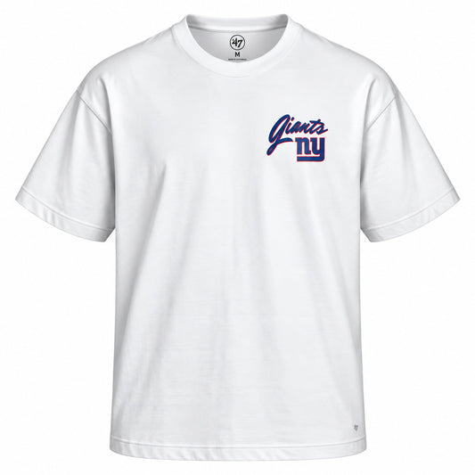 NFL New York Giants '47 Kickoff Backer Script T-Shirt- White