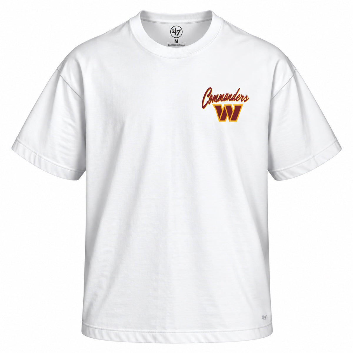 NFL Washington Commanders '47 Kickoff Backer Script T-Shirt- White