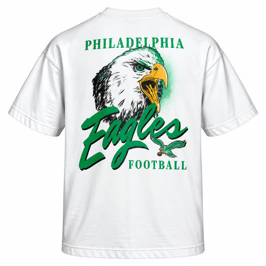 NFL Philadelphia Eagles '47 Kickoff Backer Script T-Shirt- White
