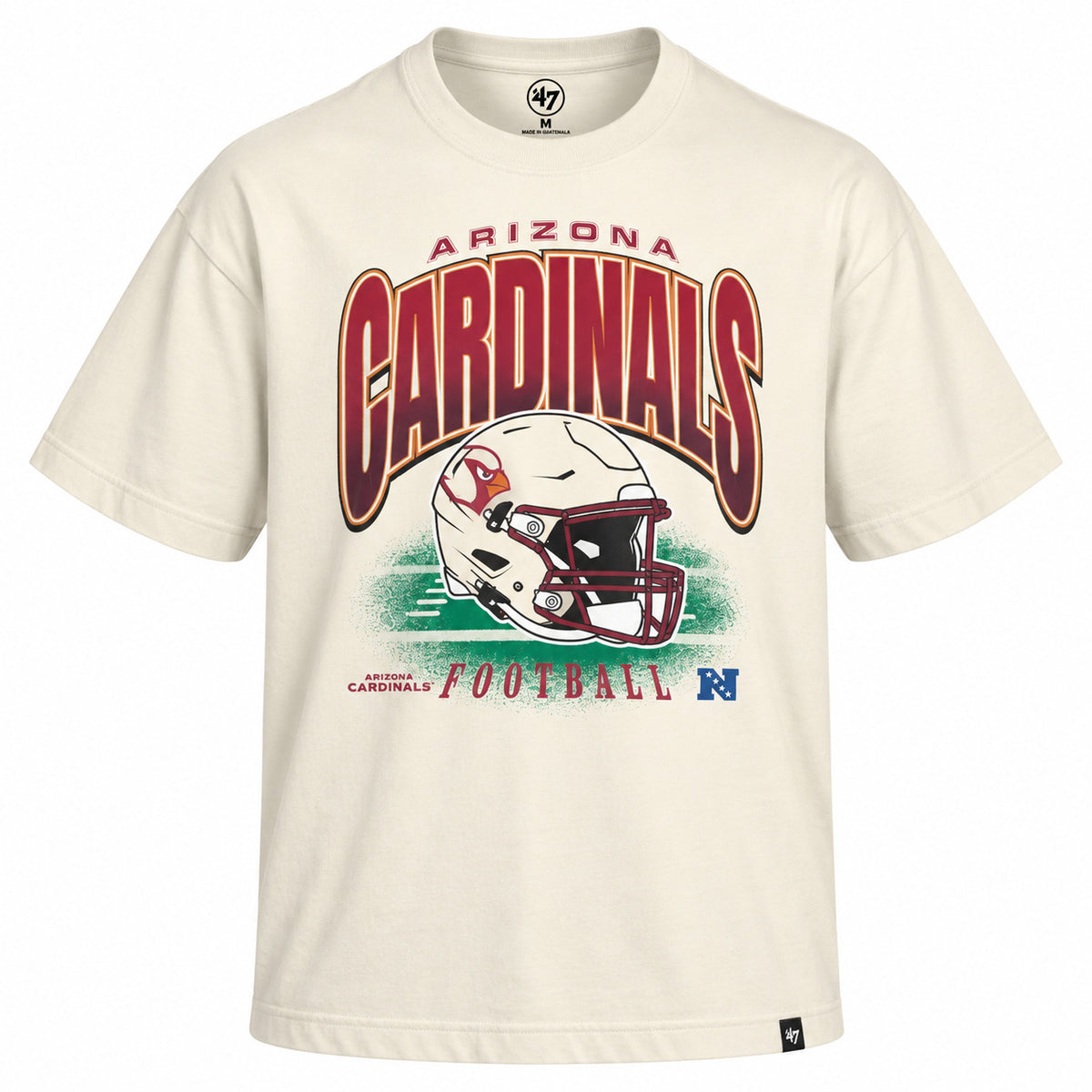 NFL Arizona Cardinals '47 Rivalry Team Flex Foundation T-Shirt- Cream