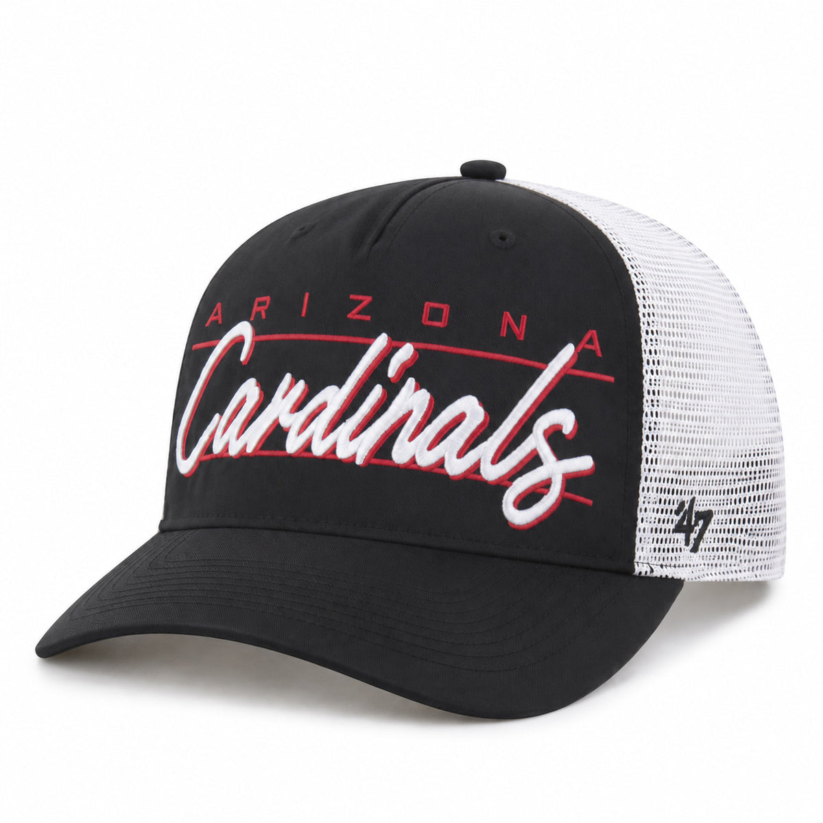 NFL Arizona Cardinals '47 Condor Hitch Relaxed Fit Adjustable Snapback Hat- Black