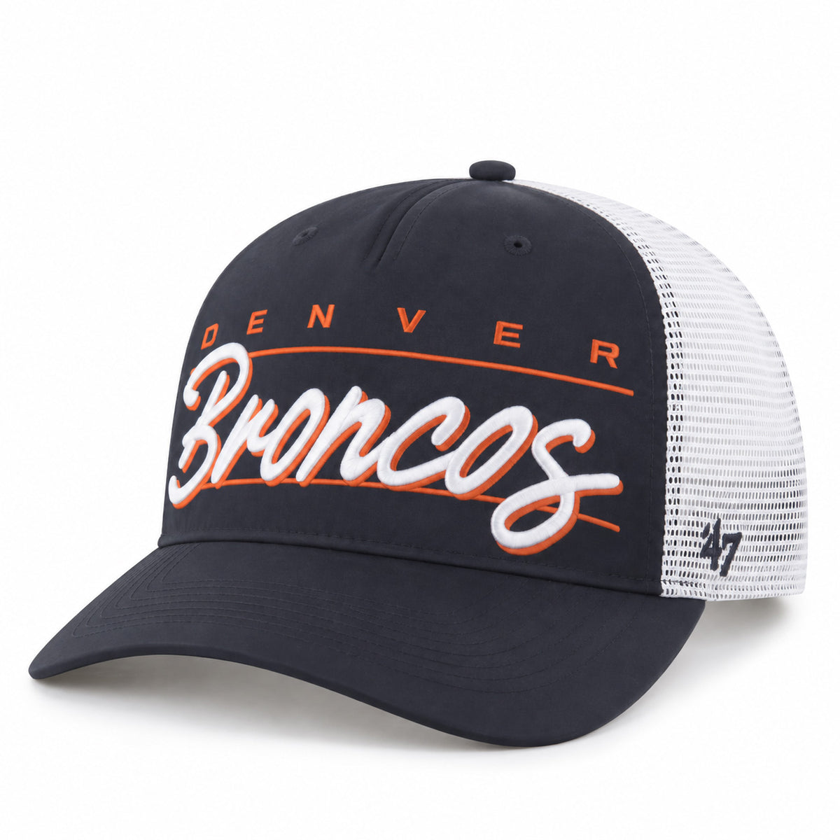 NFL Denver Broncos '47 Condor Hitch Relaxed Fit Adjustable Snapback Hat- Navy