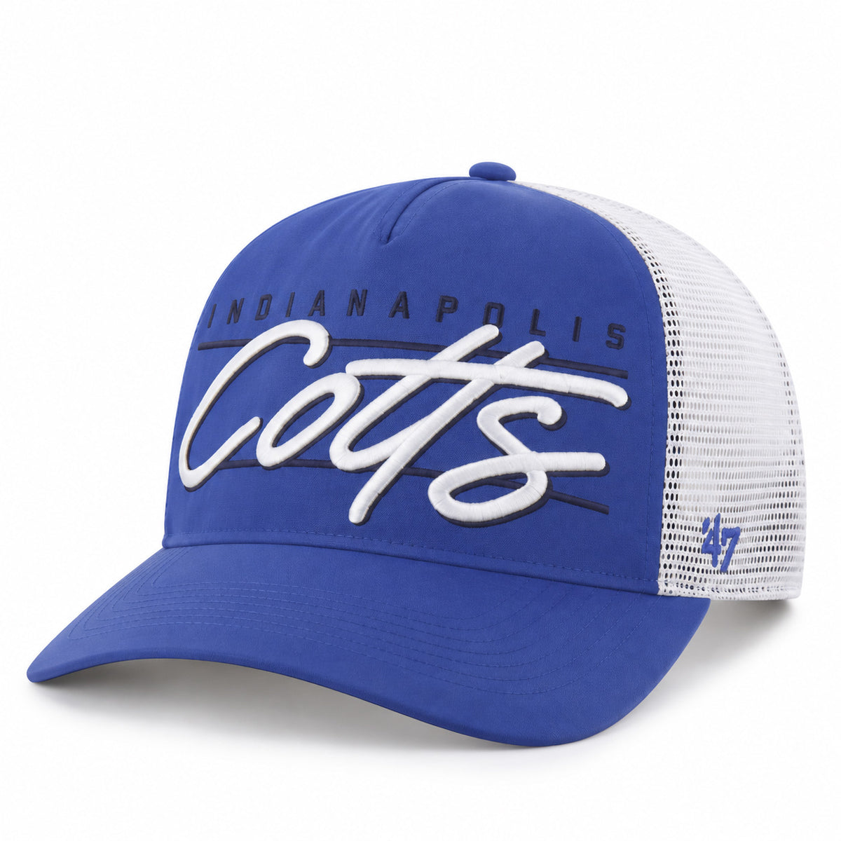 NFL Indianapolis Colts '47 Condor Hitch Relaxed Fit Adjustable Snapback Hat- Blue