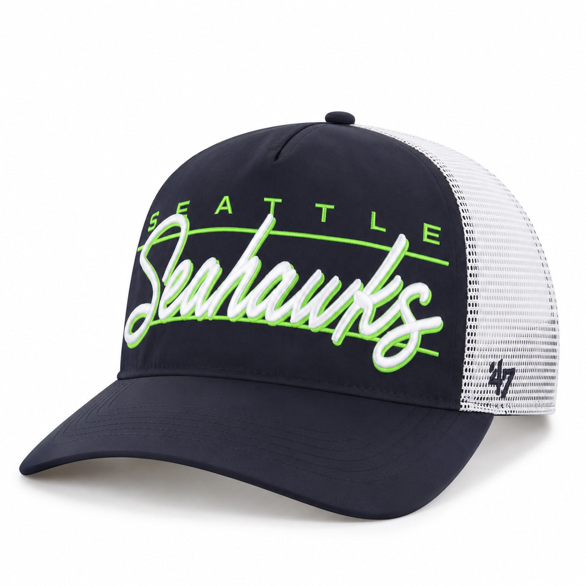 NFL Seattle Seahawks '47 Condor Hitch Relaxed Fit Adjustable Snapback Hat- Navy