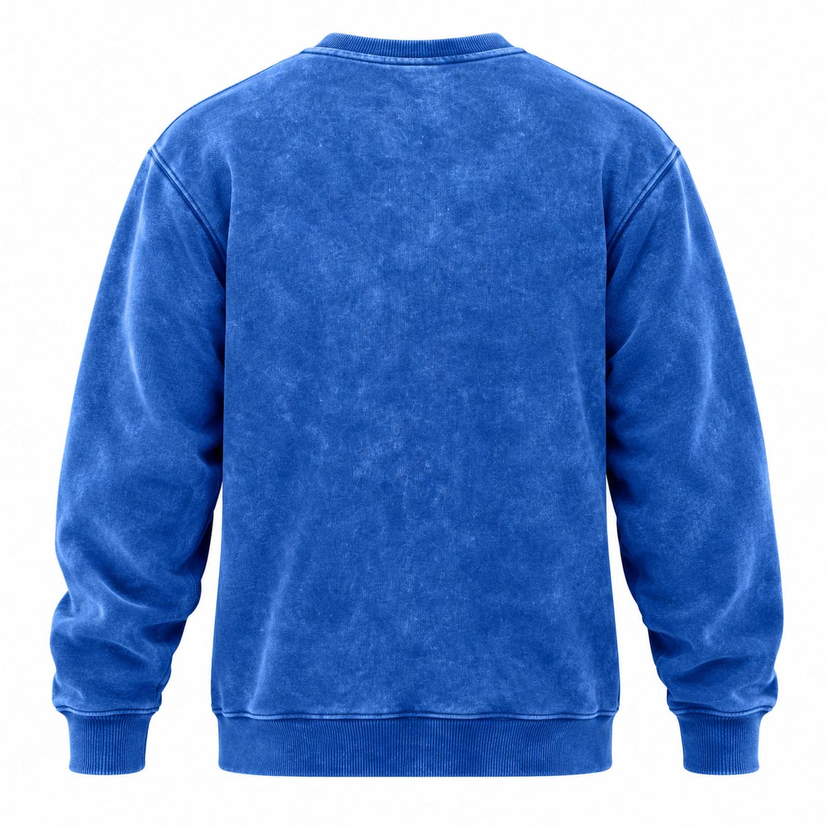NFL New England Patriots New Era Washed Crewneck Sweater- Blue
