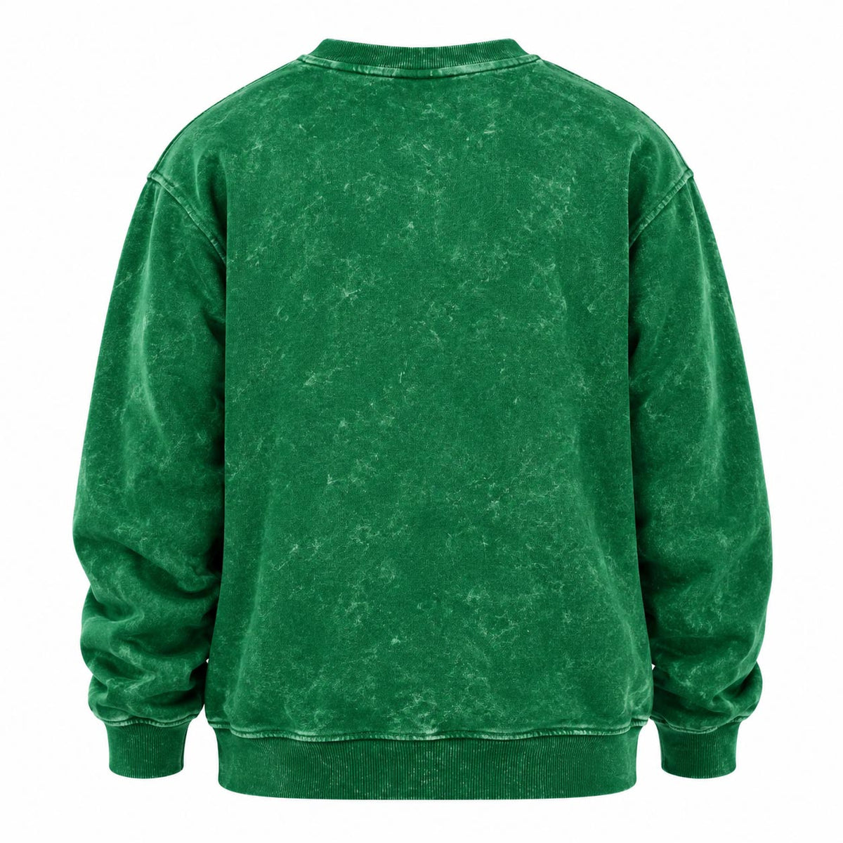 NFL Philadelphia Eagles New Era Washed Crewneck Sweater- Green
