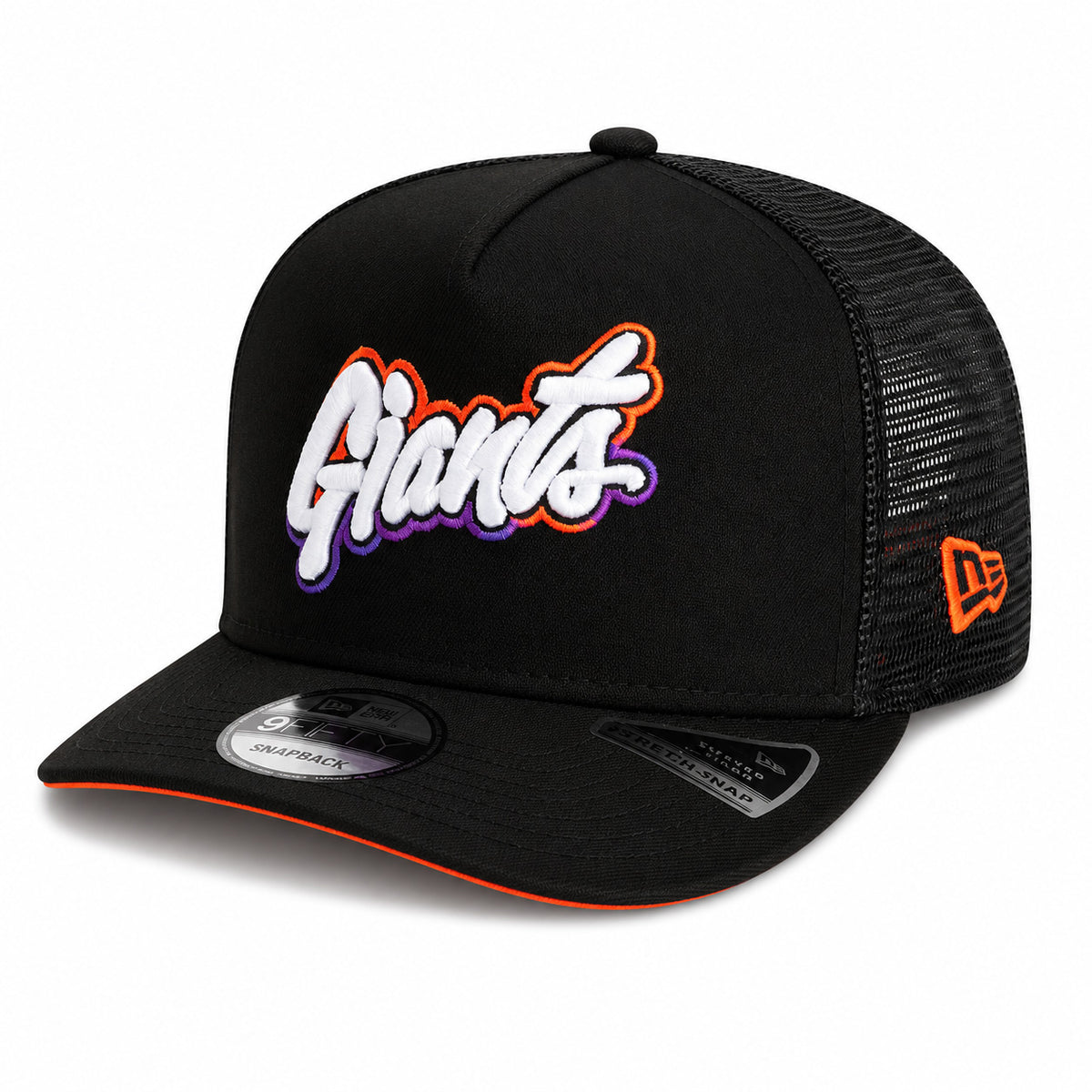 MLB San Francisco Giants New Era City Connect Trucker 9FIFTY A-Frame Snapback Hat- Black