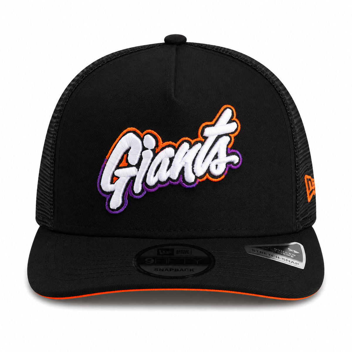 MLB San Francisco Giants New Era City Connect Trucker 9FIFTY A-Frame Snapback Hat- Black