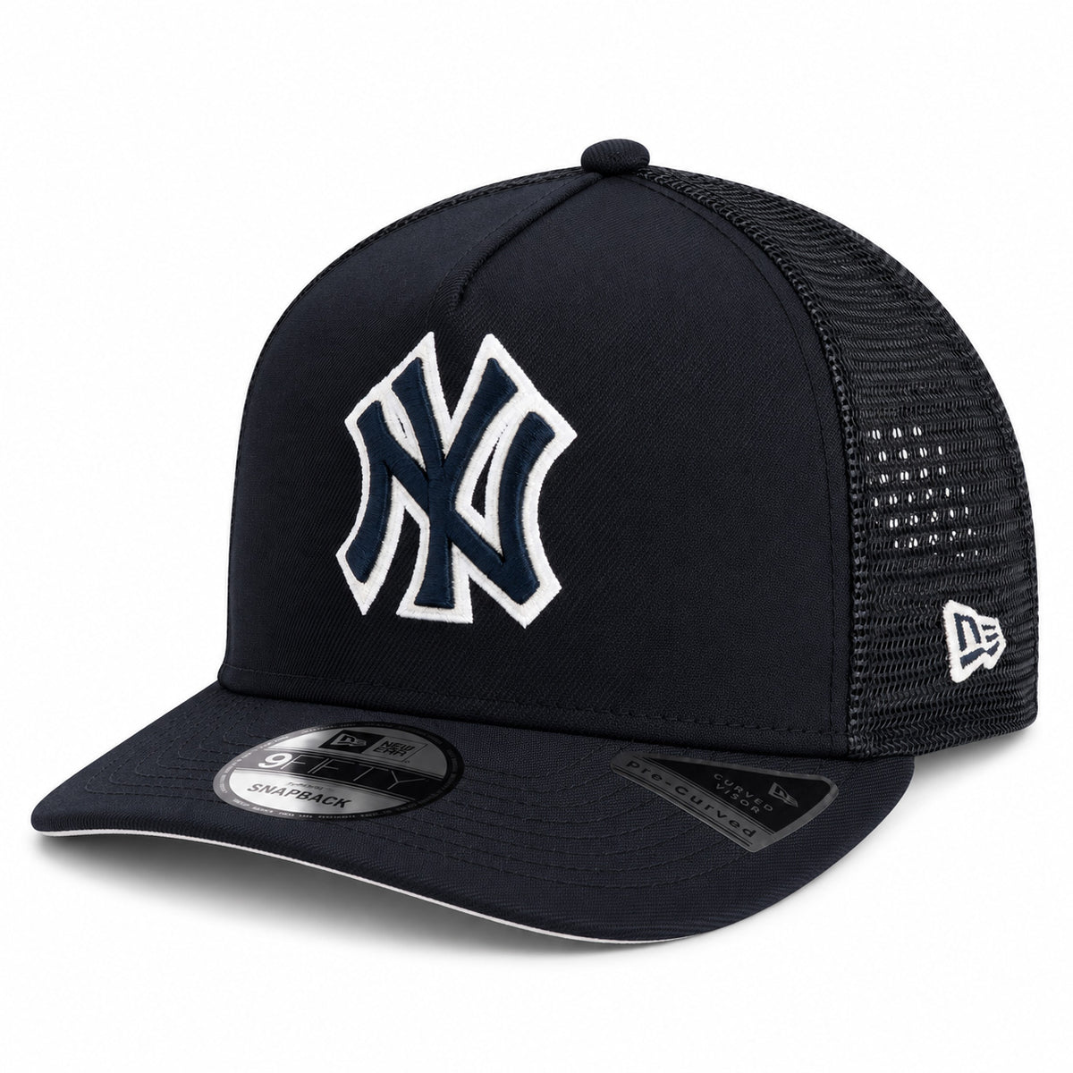 MLB New York Yankees New Era Trucker 9FIFTY A-Frame Snapback Hat- Navy
