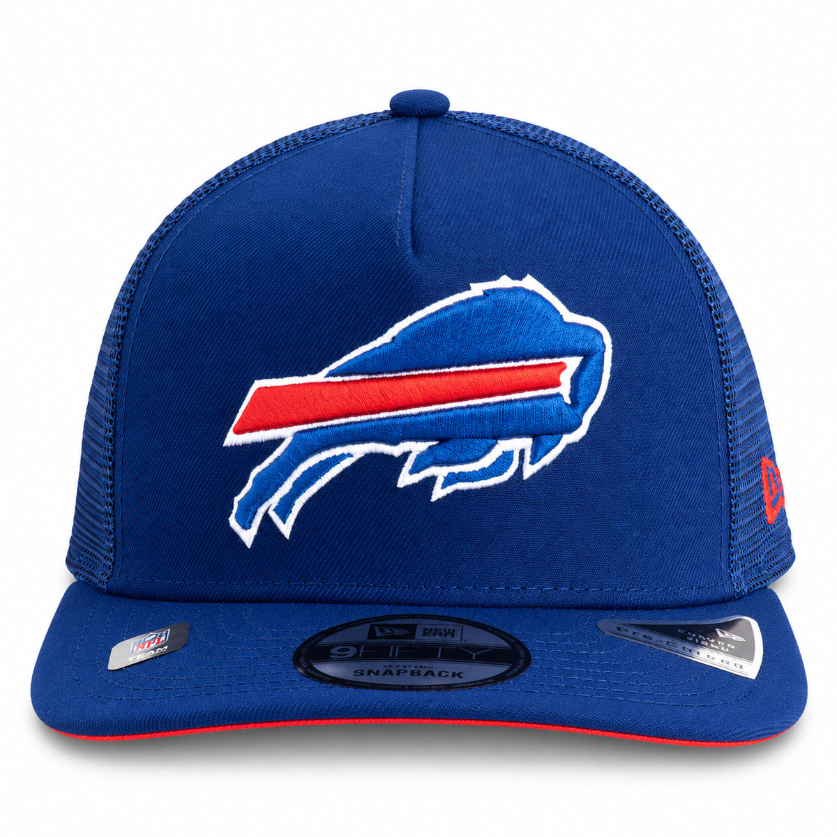 NFL Buffalo Bills New Era Trucker 9FIFTY A-Frame Snapback Hat- Blue
